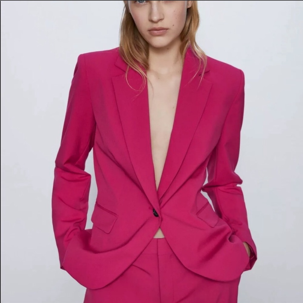 Zara Fuschia suit